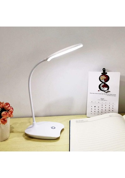 Dekoratif Dokunmatik Eye Şarjlı 36cm Led Masa Lambası Çok Renkli