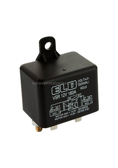 Elo Akü Ayırıcı Voltaja Duyarlı Akıllı Röle Vsr 12v 160ah