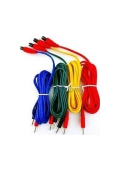 Kablolu Compex Cihaz Uyumlu Elektroterapi Cihazı Kablosu Seti 4