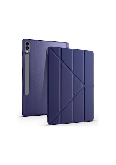 M.Tk Moveteck Samsung Galaxy Tab S9 FE Plus SM-X610 Uyumlu Kalem Bölmeli Yuvalı Kılıf