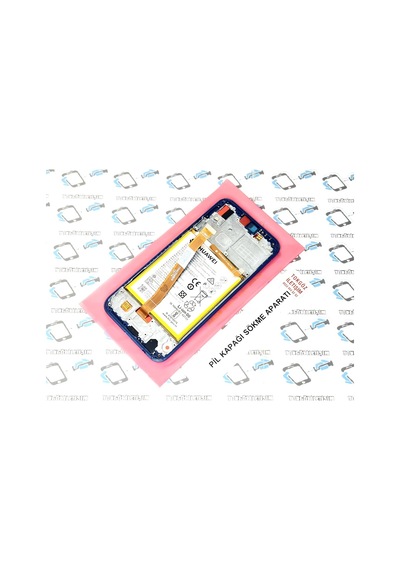 Tkgz - P20 Lite Lcd Ekran (Çıtalı) + Pil Batarya (205611729) Mavi