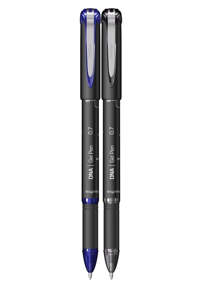 Scrıkss Offıce Dnal 0.7 Mm Jel Kalem Mavi & Siyah 2'li Blister, 0.7 Mm Genel