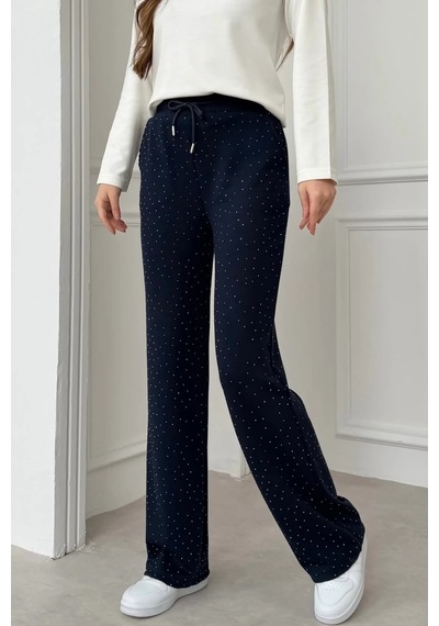 Bbbutikbasic Taşlı Modal Pantolon M4737 Lacivert