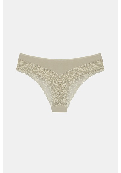 Penti Natural Tones Lacy Detailed 3lü Hipster Külot Çok Renkli