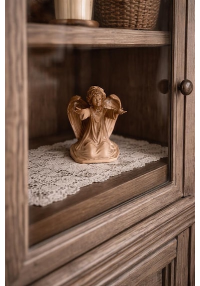 Melek Figürlü Dekoratif Biblo 10,5 Cm Mini Şık Ev & Vitrin Süsü Anlamlı Hediye
