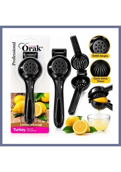Bezos Limon Sıkacak Siyah Döküm Dlra