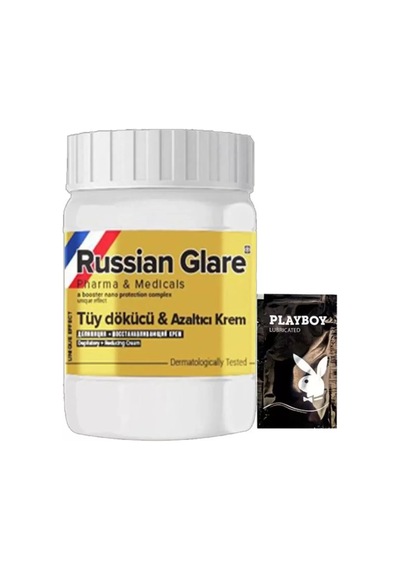 Sh Süper Playboy Rusian Glare Nano 50 Ml Rus Merhemi Tüy Dökücü Azaltıcı Krem + Yanında Jel Najmaddin