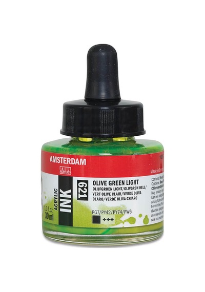 Amsterdam Akrilik Mürekkep 30 Ml Olive Green Light 621 Diğer