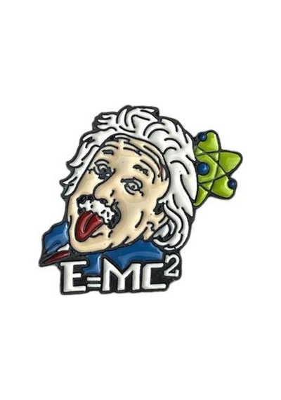 Fizik Einstein E Mc2 Bilim Formül Hediyelik Rozet 1917 Çok Renkli