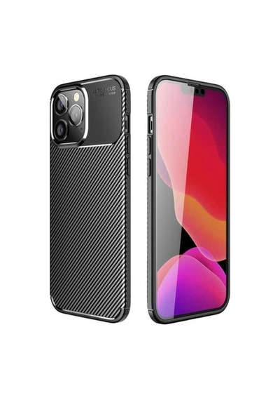 Apple Uyumlu iPhone 14 Pro Kılıf Zore Negro Silikon Kapak Siyah