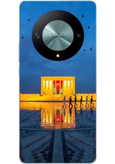 Honor X9b Uyumlu Anıtkabir Baskılı Silikon Kılıf Renkli