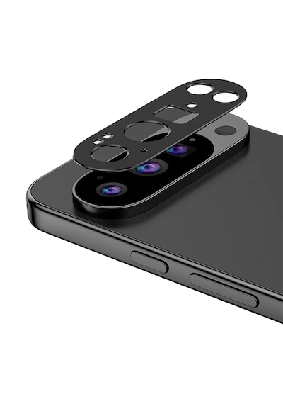 Microcase Google Pixel 10 Pro Uyumlu Kamera Lens Koruma Halkası - Kapalı Tasarım -siyah Al3401