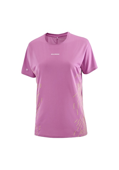 Salomon Sense Aero Ss Tee Gfx W 2056 Pembe