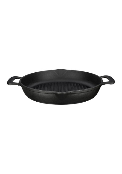 Lava Döküm Izgara Tava Yuvarlak 32 Cm Çok Renkli