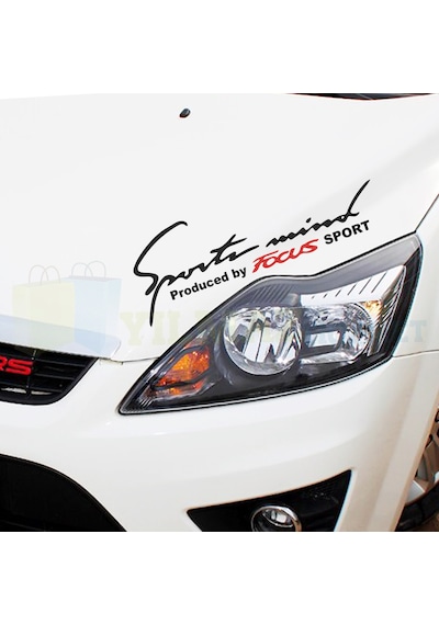 Ford Focus Sport Mind Kaput Tampon Oto Sticker Yapıştırma Etiket