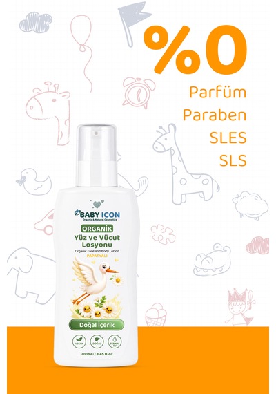 Doğal Vegan Papatyalı Yüz Ve Vücut Losyonu 200 Ml