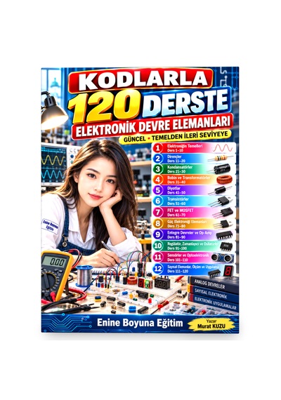 Kodlarla 120 Derste Elektronik Devre Elemanları