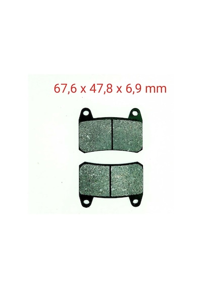 ÖN FREN DİSK BALATASI FA658 BENELLİ BN251 TNT25 TNT250 TNT249-S TRK251 TAKIM