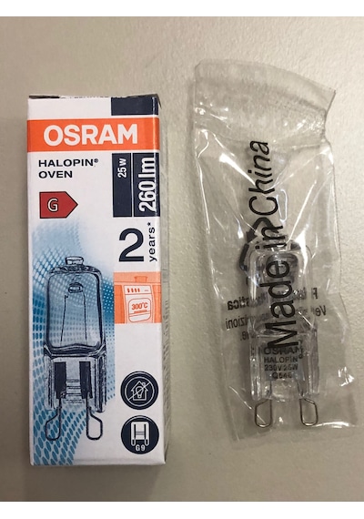 2 Adet Osram G9 25w 260 Lümen Halojen Lamba Saimelektrik