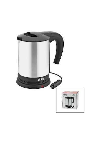 Sinbo Sk-8034 24v Araç İçi Kettle Paslanmaz Çelik Su Isıtıcısı 0.8lt 200w Çakmaklık Fişli Plastik