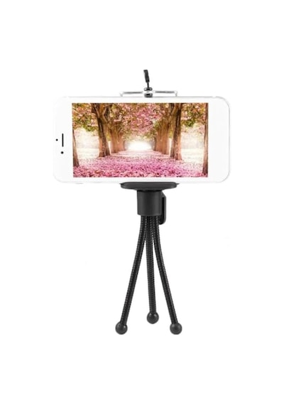 Telefon Ve Kamera İçin Esnek Metal Mini Tripod 11 Cm Diğer
