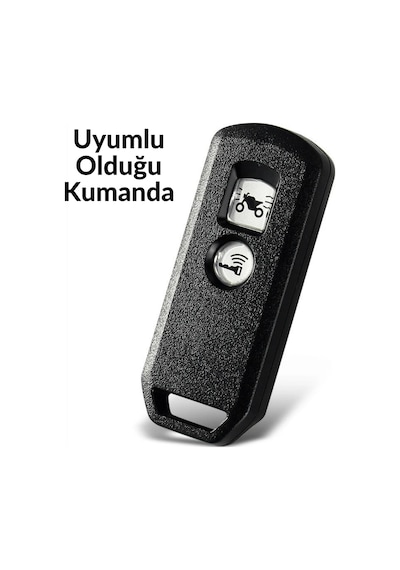 Honda Motosiklet Silikon Anahtar Kılıfı / Siyah