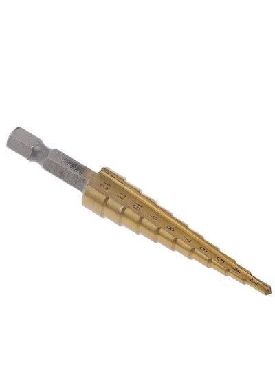 Tomax Kademeli Sac Delme Matkap Ucu 4-12 Mm 1/4 Bits Saplı