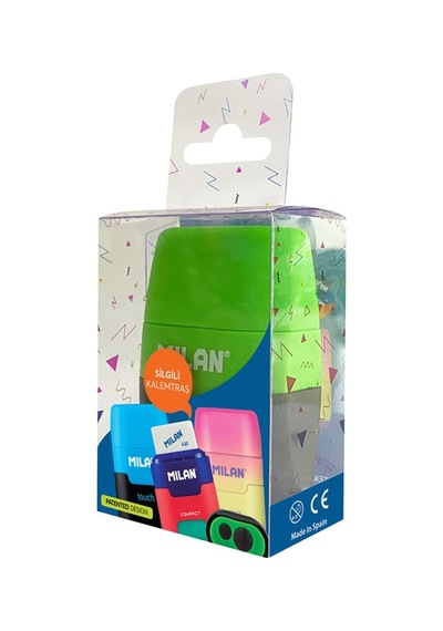 Mılan 4706116 Compact Touch Kalemtraş-silgi Blister