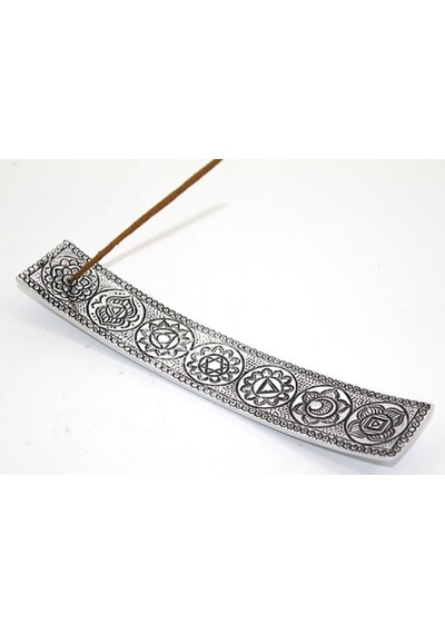 Metal Kayık 7 Çakra Chakra Tütsülük Çok Renkli