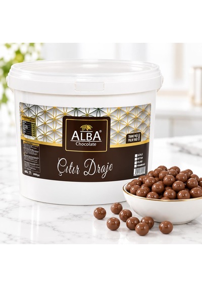 Alba Sütlü Çıtır Draje 2,5 Kg Pasta Ve Tatlı Süsleme Drajesi