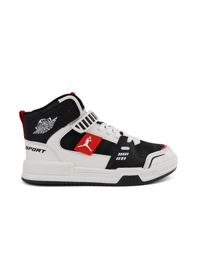 Cool King Jorans Uzun Boğazlı Ortopedik Taban Unisex Çocuk Spor Ayakkabı Kırmızı