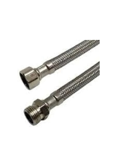 Flex Hortum Bağlantı Elemanı, 3/8 X 3/8 Nipelli, 50 Cm