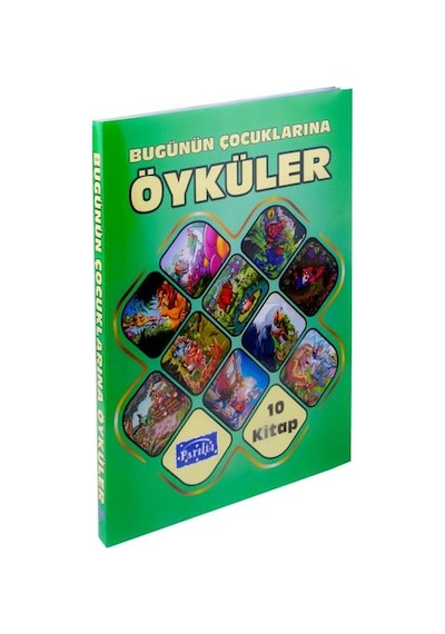 Bugünün Çocuklarına Dev Öyküler 10 Kitap Set 38X28 Cm Büyük Boy