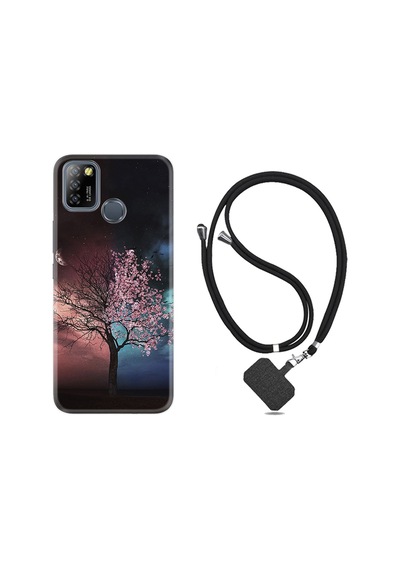 Infinix Smart 5 Kılıf Boyun Askılı Heaven Tree 1859