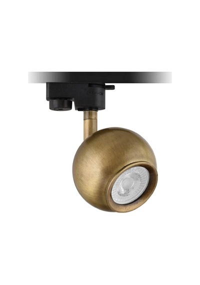 Mylights Ray Spot Tekli Küre Monofaza Gün Işığı Ampullü Ray Spot Altın - Gold