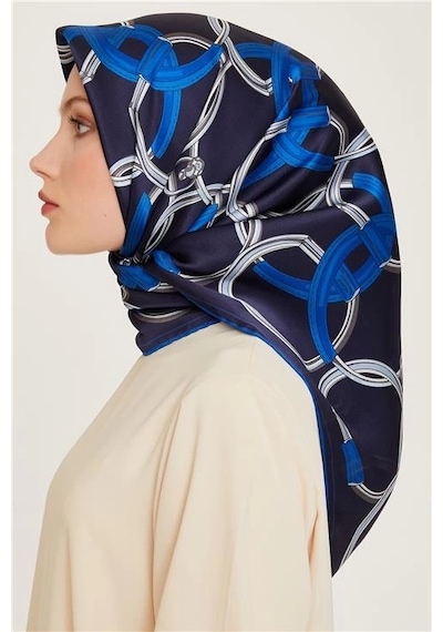 Armine Sura Saf İpek Eşarp 9203d 55 Çok Renkli
