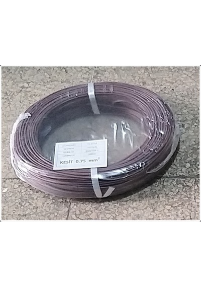 0.75Mm Cca Kahverengi Nyaf Elektrik Kablosu Top 100 Metre