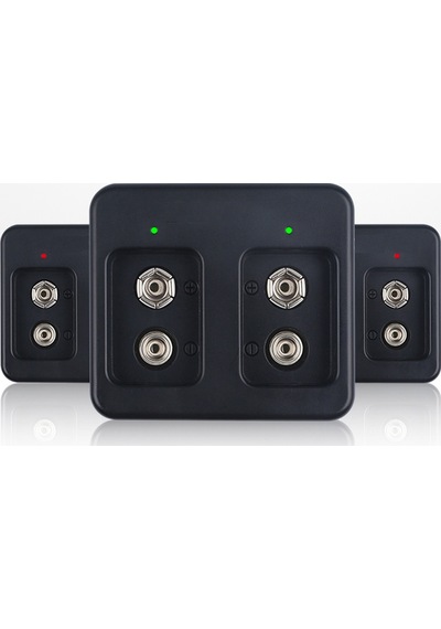 2x9 Volt Lityum Pil Şarj Cihazı Dc8.4v/260ma Li-ion, Li-po, Lifepo4