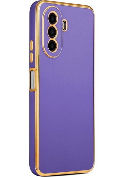 Huawei Nova Y70 Kılıf Zore Bark Kapak Derin Mor