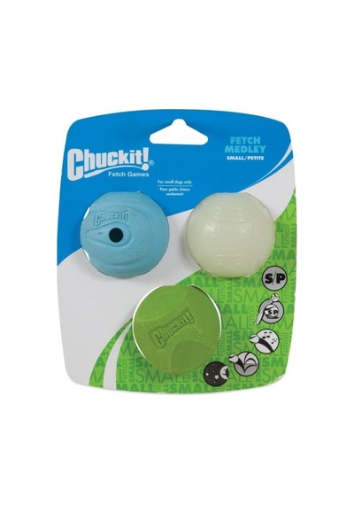 Chuckit Fetch Medley 3 Farklı Köpek Oyun Topu