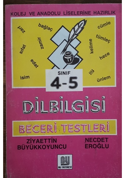 4-5.Sınıf Dilbilgisi Beceri Testleri 1987 Yılı Basım