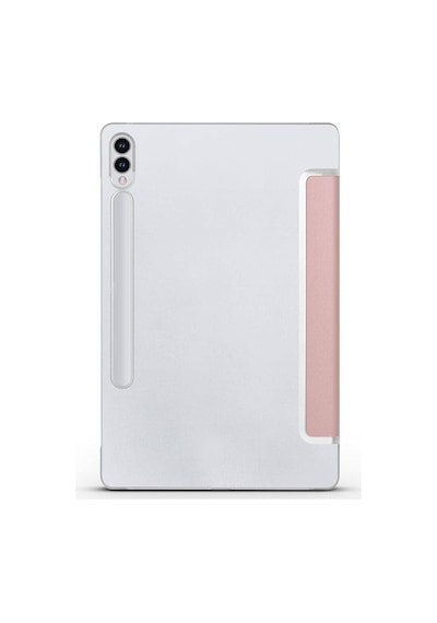 Galaxy Tab S9 Fe Plus Uyumlu Zore Smart Cover Standlı 1-1 Kılıf-kırmızı