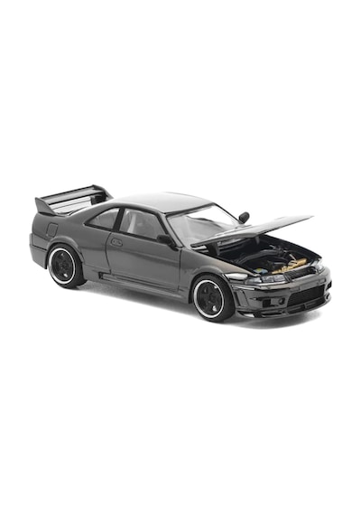 Nissan Skyline Gt-r R33 400r Dark Chrome Edition Prdc003 Diecast 1:64 Model Araba