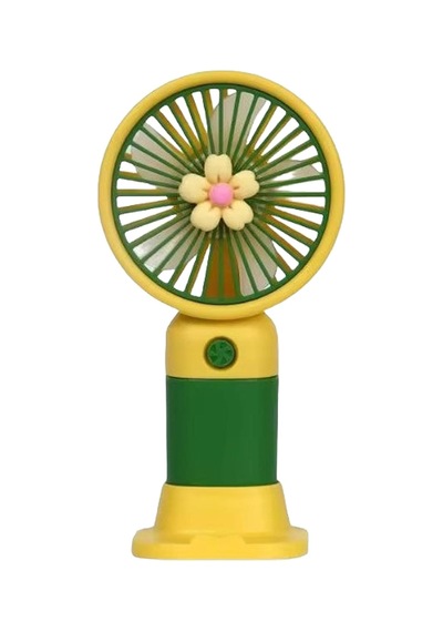 Mini Usb Fan, Taşınabilir, Farklı Renk Seçeneği Yeşil-sarı Diğer