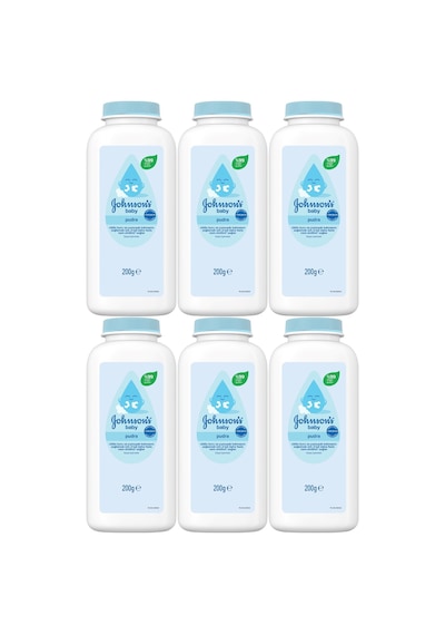 Johnsons Baby Bebek Pudrası 200gr Klasik %99 Doğal 6 Lı Set