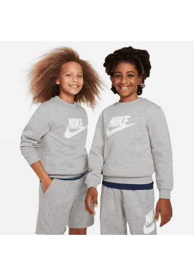 Nike Fd2992-063 Sportswear Club Fleece Genç Çocuk Sweatshirt'ü - Gri
