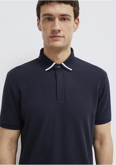 Mavi - Soft-premium Lacivert Polo Tişört 0613358-70490