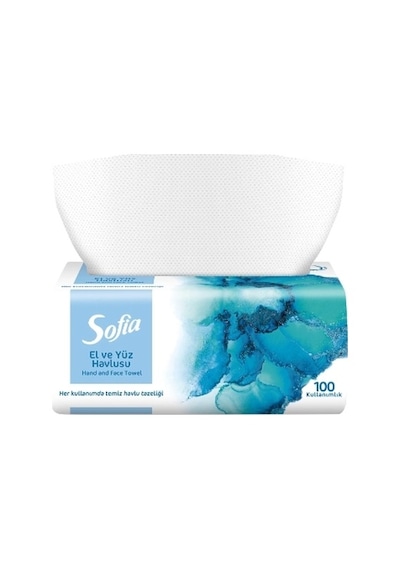 Sofia El Ve Yüz Havlusu 100'lü