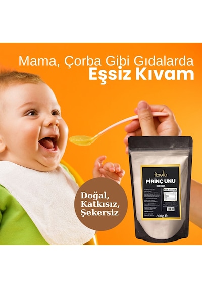 Fibrelle Pirinç Unu 500 G