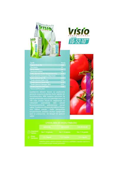 Visio 10-52-10 1KG (Toz Gübre )